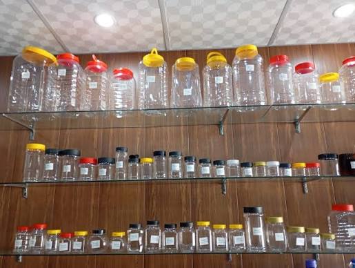PET bottles and jars