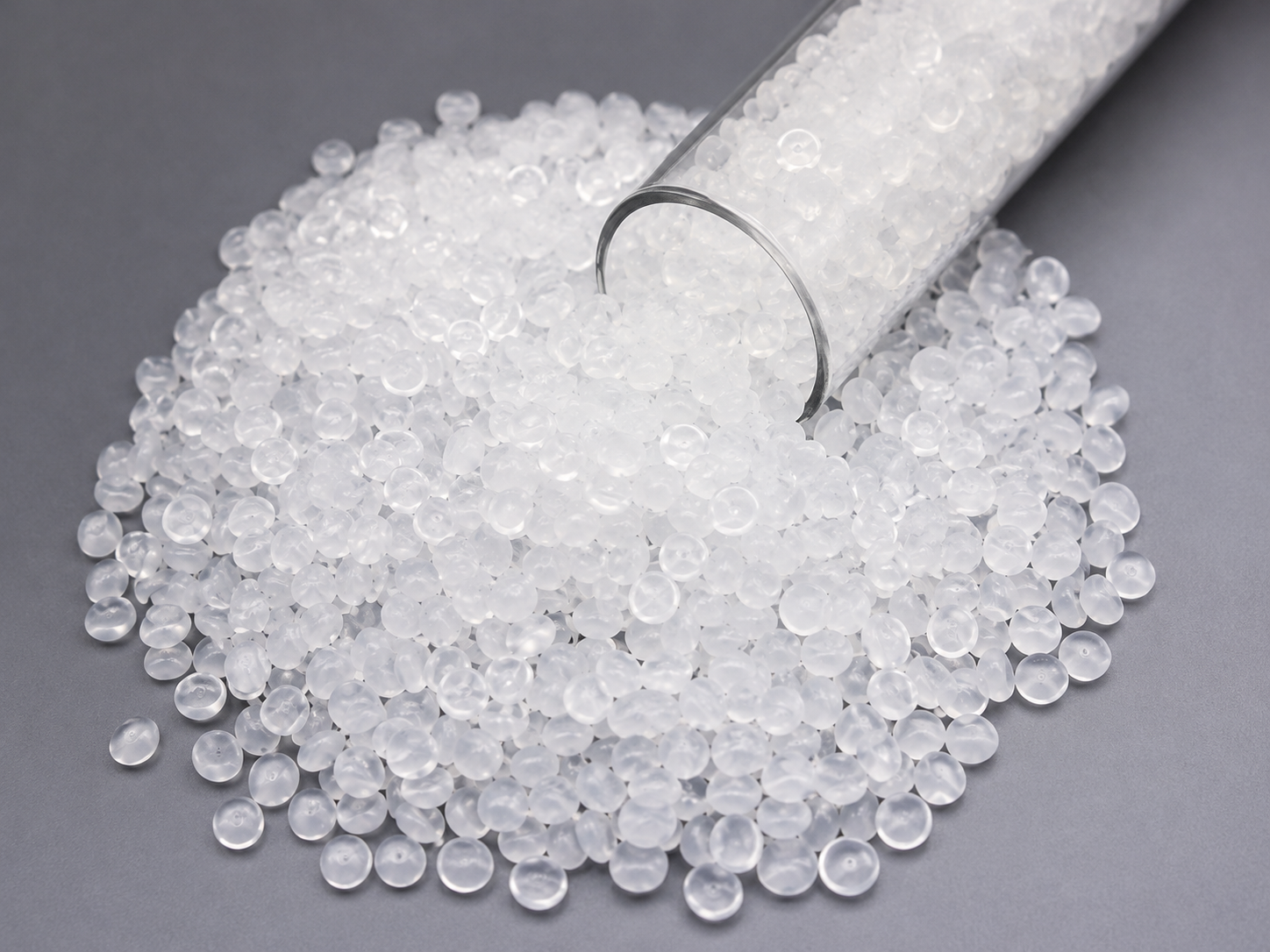 Virgin plastic granules